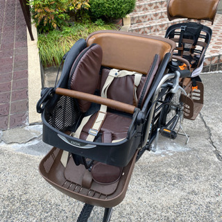 ママフレツインMCC203 （3人乗り 幼児2人乗せチャイルドシート付き）3