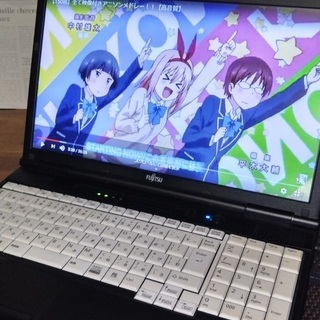 代引き可　富士通製　LifeBook　A561cx　core i5 2520m すぐ使える　ＷＩＮ10 64bit　新品USBWIFI附属　15.6インチ大画面　ＯＰＥＮＯＦＦＩＣＥ　GoogleChrome VLCMediaPlayer ITUNES インストール済み　ＤＶＤ鑑賞もYOUTUBE再生もすぐ出来る。HDMI USB2.0*4