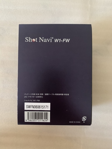 【新品未使用品】ショットナビ SN-W1-FW-N NV ウォッチ