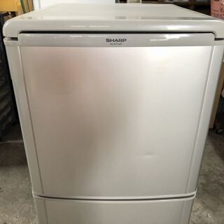 ★動作〇★ シャープ 冷凍冷蔵庫 SJ-KT14P -S 2005年製 幅475x奥行563x高さ1219mmの画像