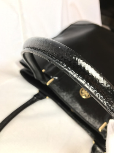 TORY BURCH トリーバーチ ロビンソン ビジネスバッグ 黒 レザー