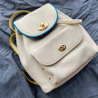 月曜引き取り限定！】ほぼ未使用☆COACH 可愛いミニリュック