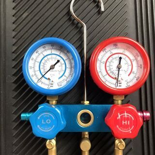 ★新品未使用★ゲージマニホールド　カーエアコン用の画像