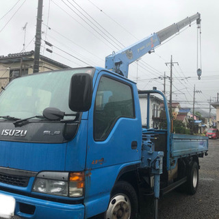 NOX.PM適合！車検付き！いすゞエルフ4段クレーン！