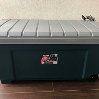 ☆美品☆キャスター付き収納BOXアイリスRVBOX1000 収納...