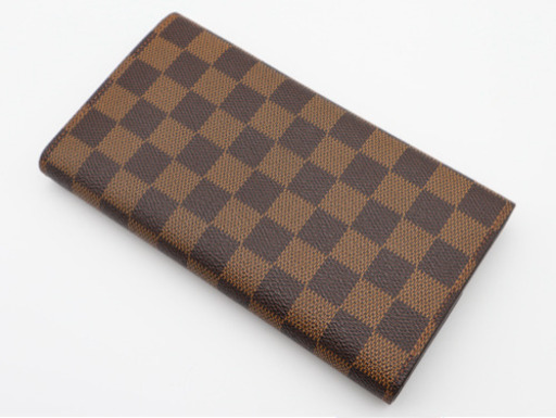 《LOUIS VUITTON/ダミエ インターナショナル 長財布》ABランク