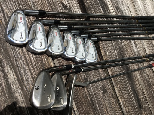 値下げ【中古】SRIXON・格安ゴルフクラブフルセット！（おまけ付き）