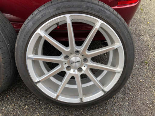 ハイペリオン　逆反り　19インチ　タイヤ溝バリ山　8.5J 45 週末限定値下げ