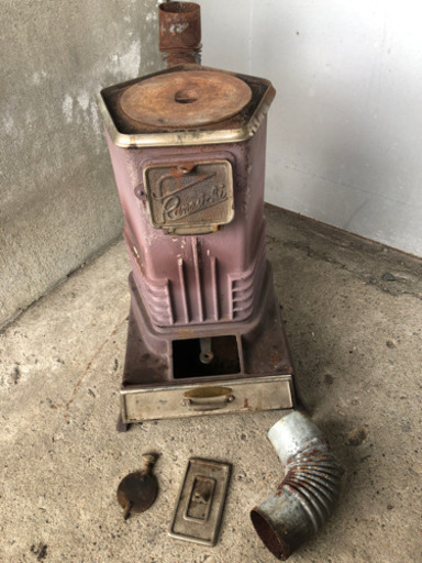 kanesichi 五角ストーブ 昭和レトロ 希少品 箱付 現状 カネシチ 五角コークスストーブ