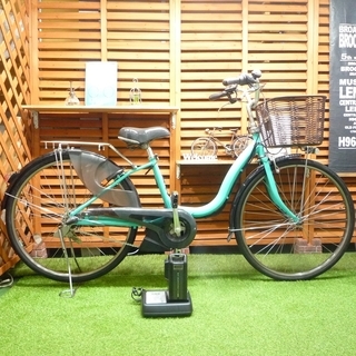 電動自転車 26インチ ヤマハ パス ナチュラL 新基準 大容量8.7Ah 16年モデル PA26HL 中古 YAMAHA PAS Natura L ●