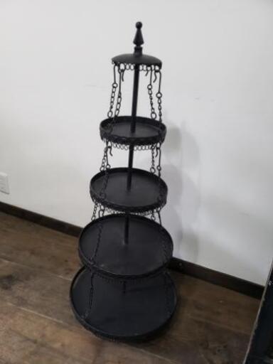 アンティーク風４段トレイ(中古品)