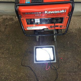 購入者さまが決まりました）実働❗️カワサキ発電機❗️