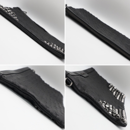 《JIMMYCHOO/スターエンボス スタッズ クラッチバッグ》Bランク 送料込