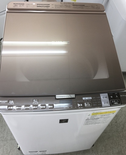 シャープ　洗濯機　2016年製　9kg  ES-GX9A（W26）