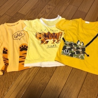 ベビー服　90cm Tシャツ3枚　新品2枚