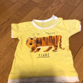 ベビー服　90cm Tシャツ3枚　新品2枚の画像