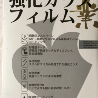 iPhone S 用　強化ガラスフィルム　差し上げます。の画像