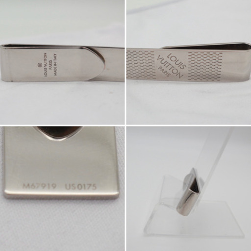 ルイ・ヴィトン　ダミエ　ビルクリップ　　マネークリップ LOUIS VUITTON - 新品同様ルイヴィトンビルクリップ・ダミエ