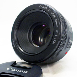 【苫小牧バナナ】Canon/キャノン デジタル一眼用 標準単焦点レンズ EF50mm F1.8 STM 中古 状態良好♪