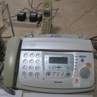 シャープ ファクシミリコードレス電話機 UX-TR3CL　2台セット（1台でも可）の画像