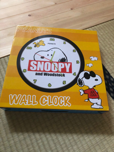 スヌーピー 掛け時計※未使用