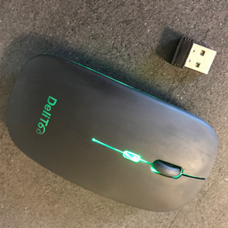 薄型ワイヤレスマウス　USBレシーバーの画像
