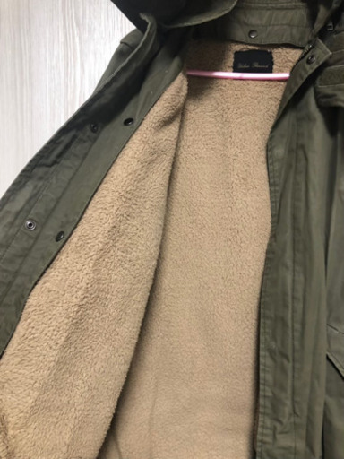アーバンリサーチ　モッズコート　たぬきファー　綿100%