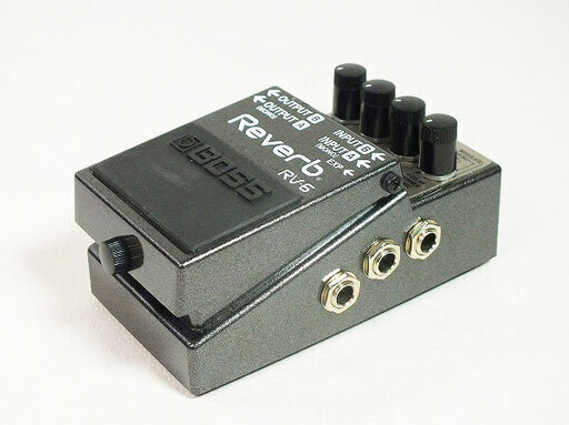 【苫小牧バナナ】BOSS/ボス ギター用エフェクター リバーブ RV-6 高音質リバーブ・ペダル 動作OK♪