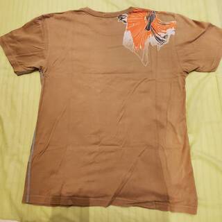 【お値下げ】美品　金運UPの出目金柄『波達』Tシャツ【XLサイズ】の画像