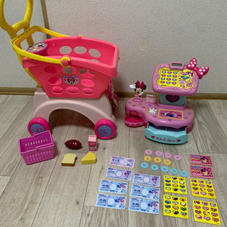 ミニーマウス レジスター&ミニーマウス おかいもの カート2点セット