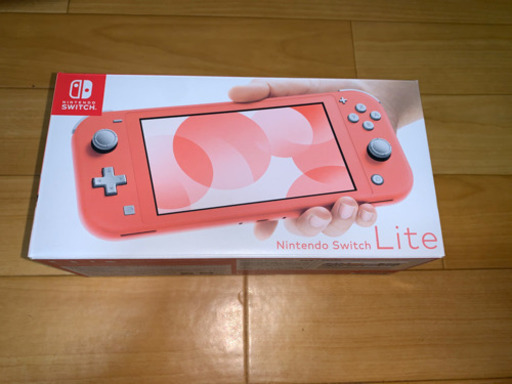 ニンテンドースイッチライト　コーラルピンクとあつ森セット