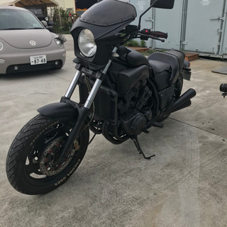宮城県仙台市！ ヤマハ VMAX 1200 3UF マットブラック 車検3年9月まで 走行14500キロ 実働 カスタム モンスターバイクの画像