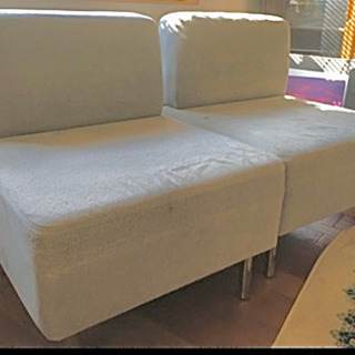 無印良品　ワンシーター　ベンチソファー　2つ
