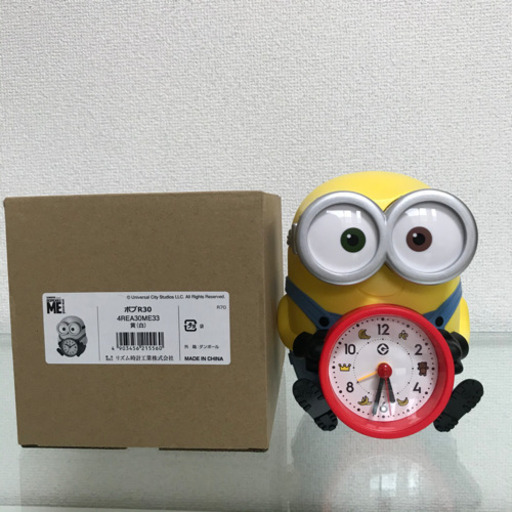 お渡しの方決まりました。ミニオン 目覚まし時計
