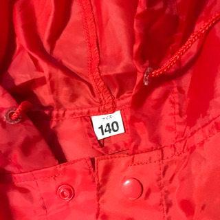雨具　カッパ　サイズ140の画像