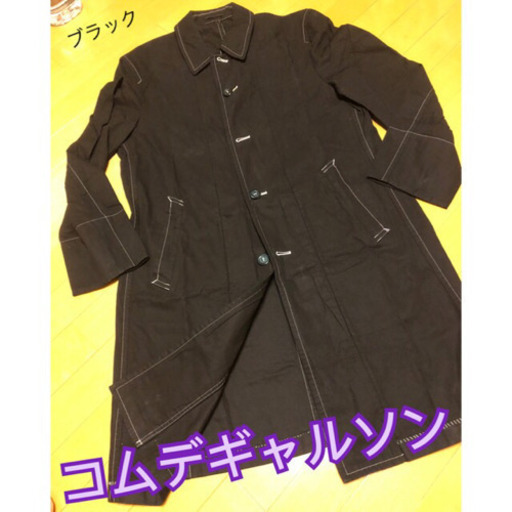 コムデギャルソン  黒ブラック スプリングコート Mサイズ
