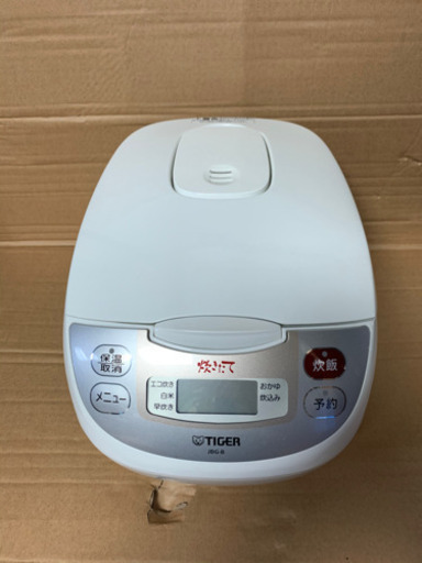 ◆最終値下げ◆【美品】タイガー マイコン炊飯ジャー 5.5合炊き JBG-B100 アーバンホワイト 炊飯器