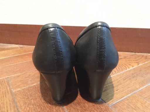 TORY BURCH トリーバーチ パンプス 黒 革 ウエッジ　新品未使用