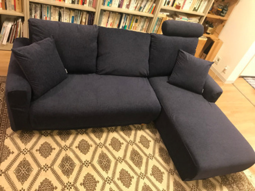【再投稿】ソファ【国産・フランネルソファ】