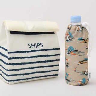 SHIPSペットボトルホルダー&ランチバッグセット(SHIPSランチトート) 新品の画像
