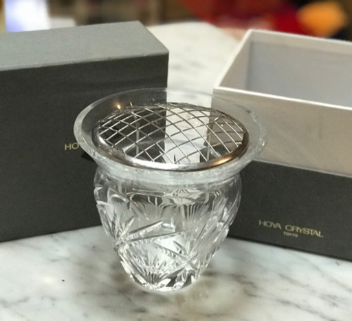 HOYA CRISTAL フラワーベース　新品未使用