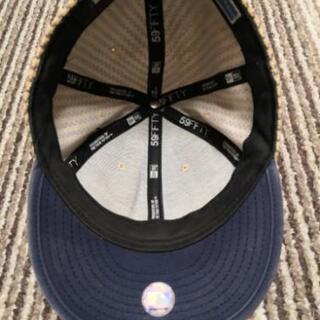 NEW ERA キャップ 麦わら素材の画像