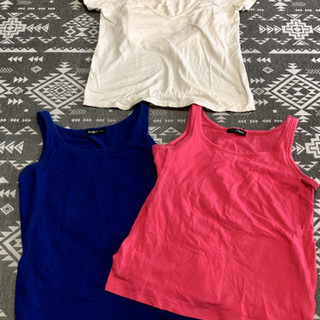 授乳服まとめ売り　授乳口付きタンクトップ　授乳口付きTシャツ