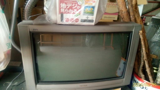 BSブラウン管テレビ　28型　地デジチューナー付き