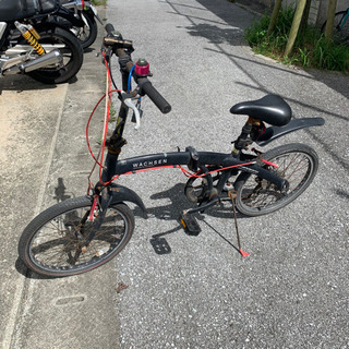 折りたたみ自転車　要修理