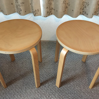 IKEA スツール 2個セット 美品
