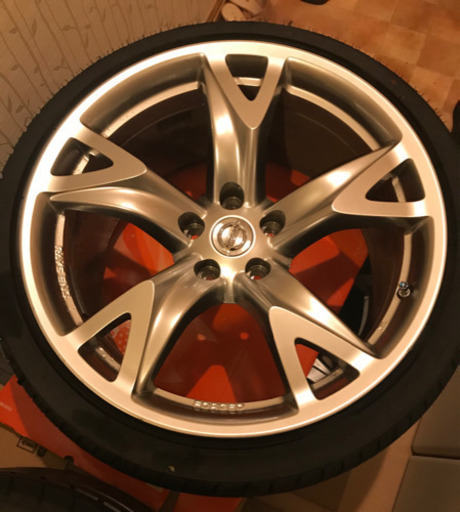 z34 純正 ホイール  (19インチ 10j+30)×4本 タイヤ付き