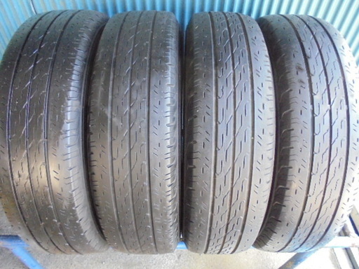 ブリヂストン Ecopia R680 195/80R15 107/105L LT　4本 6～7分溝