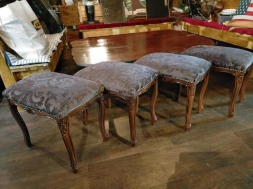 イタリアスツール 4脚