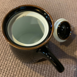 白山　醤油さし　天目の画像